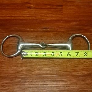 5.5" Eggbutt snaffle bit
